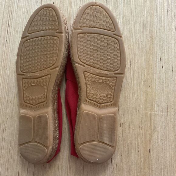 Viscata Red Canvas Slip On Espadrille Limited Edition Flats Size 44 (9.5 US) - Picture 8 of 11